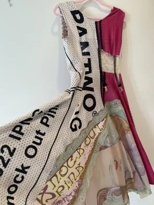 IPNG: Pantwo Greek Goddesses Illusion Zip Dress