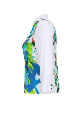 Simply Art Dolcezza: River Of Life Abstract Art Blouse