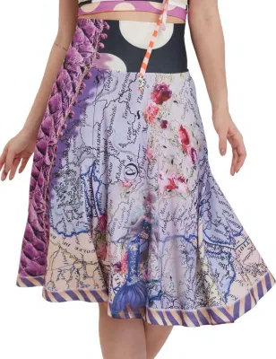 IPNG: Mermaiden Shuffle 3D Illusion High Waist Skirt