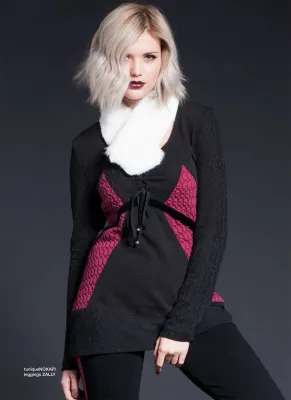 Maloka: Rose Bodice Tricot Tunic (2 Left!)