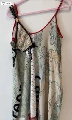 IPNG: Pantwo Greek Goddesses 3D Illusion V Cut Dress