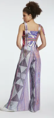 IPNG: Red Hot Patchwork Illusion Convertible Overalls