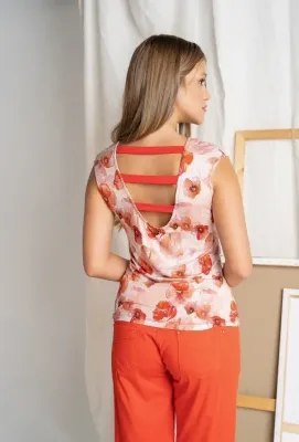 Paul Brial: Princess Orange Poppy T-Shirt