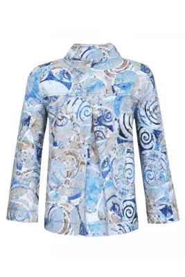 Simply Art Dolcezza: Sand, Sea &amp; Seashells Abstract Art Jacket