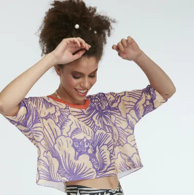 IPNG: Red Hot Illusion Blouse T-Mini