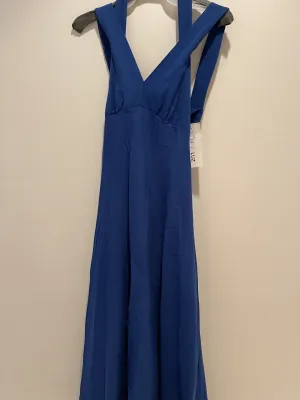 Luna Luz: Diamond Neck Cotton Muslin Dress