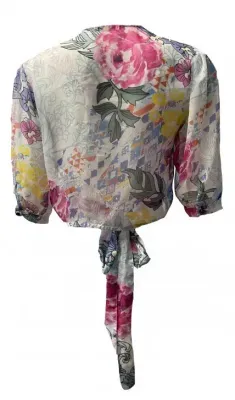 Paul Brial: Crossover Rosette Tied Bolero