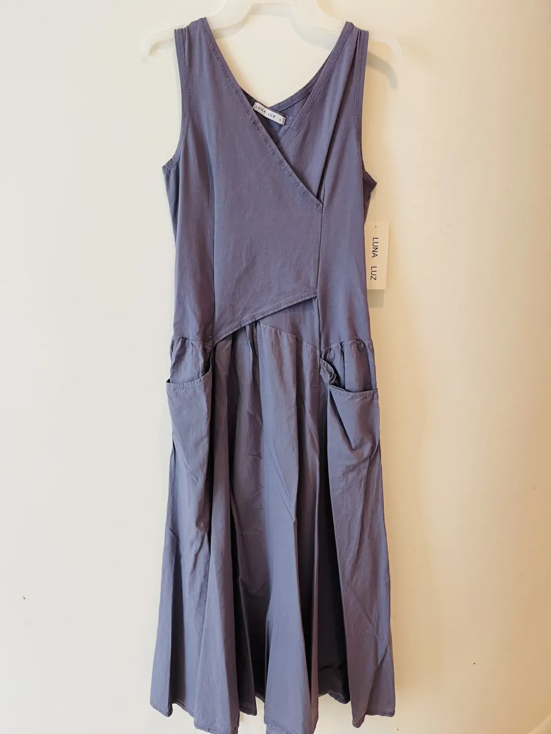 Luna Luz: Domingo Tank Dress In Dusk