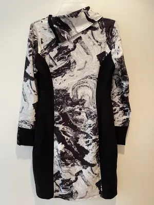 Maloka: In Black &amp; White Sweater Dress