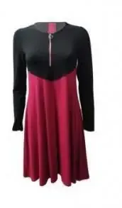 Maloka: Julie Contrast Drape Dress