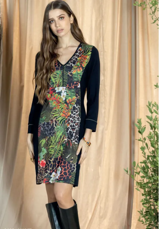 Maloka: Magic Safari Contrast Dress