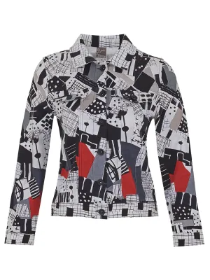 Simply Art Dolcezza: Tear Down The Wall Soft Denim Art Jacket