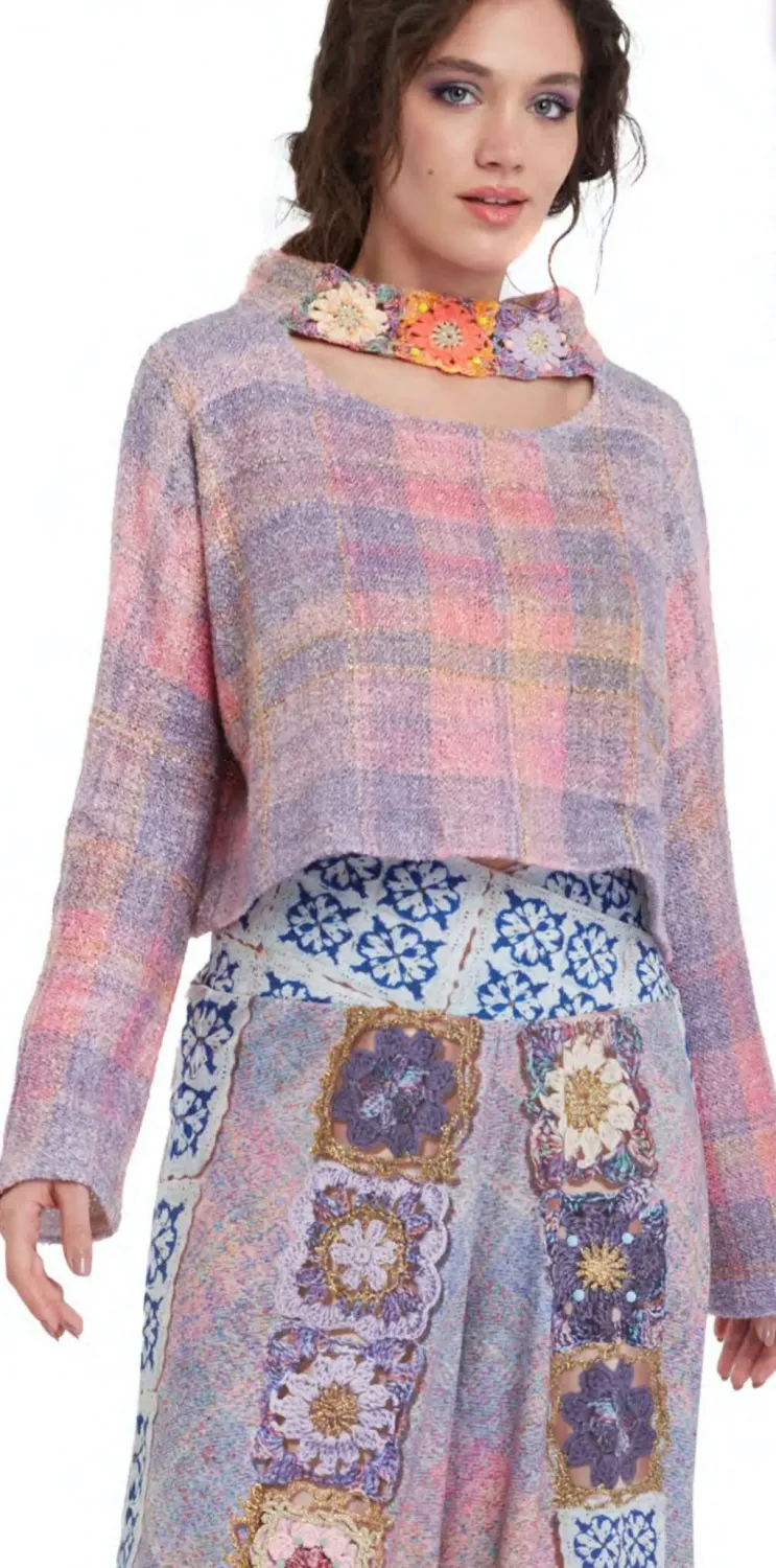 IPNG: Hot Shot Crochet Illusion Pullover