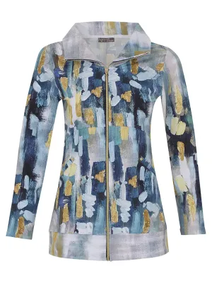 Simply Art Dolcezza: Abstract 2021 Zip Art Jacket