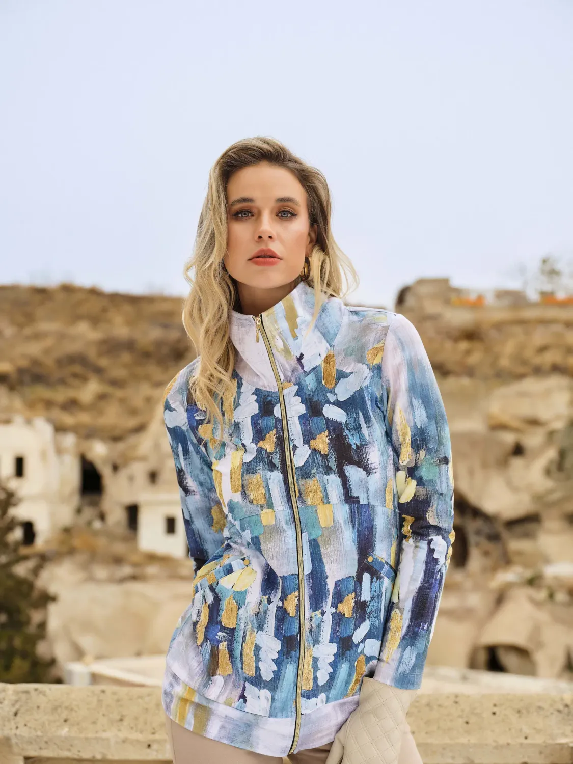 Simply Art Dolcezza: Abstract 2021 Zip Art Jacket