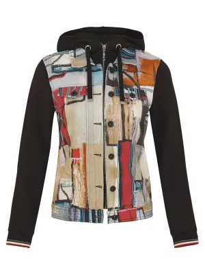 Simply Art Dolcezza: Vivacity Abstract Art Hoodie Jacket