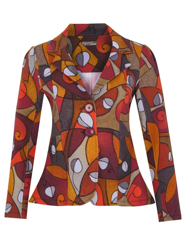Simply Art Dolcezza: Albero Della Vita Abstract Art Blazer