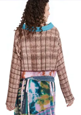 IPNG: Good Vibrations Knit Illusion Mini Blouse