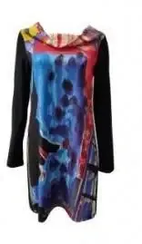 Maloka: Dolce Vita Art Contrast Dress