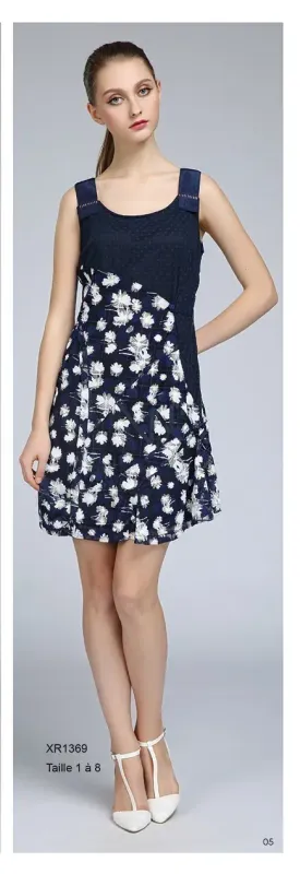 L33 Paris: Darling Daffodils Asymmetrical Dress (2 Left!)