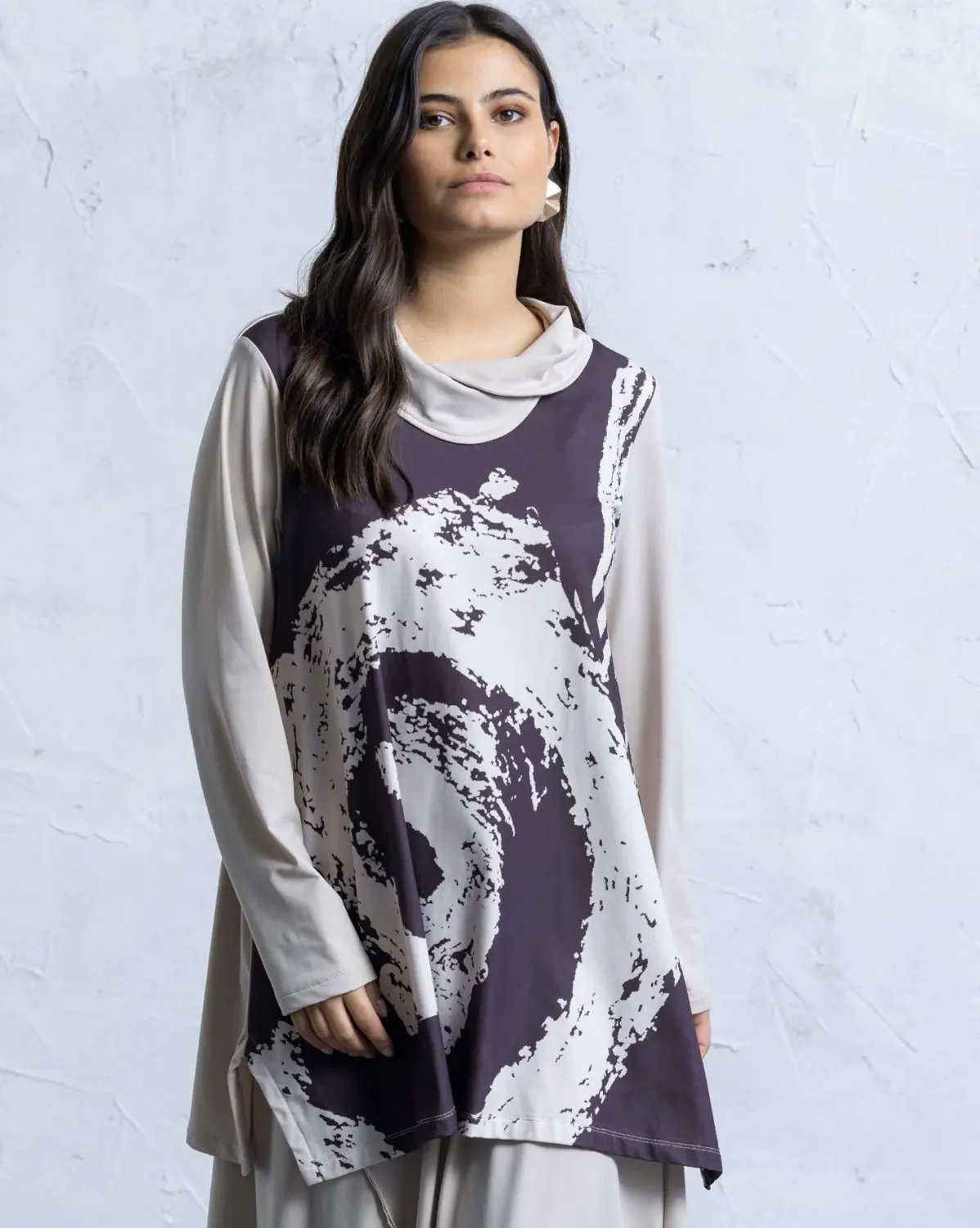 G!oze: Spiral Flared Tunic