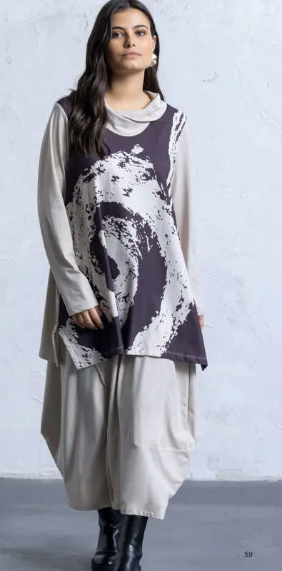 G!oze: Spiral Flared Tunic