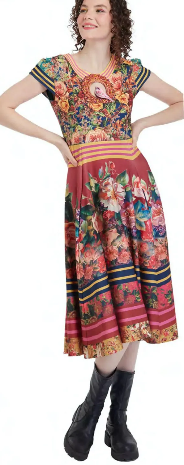 IPNG: Found My Friend Illusion Zip Dress