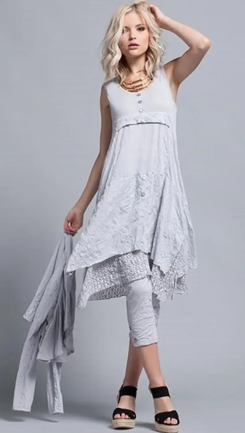 Maloka: Asymmetrical Diamond Cut Long Tunic/Dress (Many Colors!)