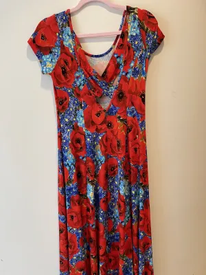 Maloka: Poppies Are Red Art Midi Dress