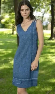 Maloka: Bella Linen Denim Sundress