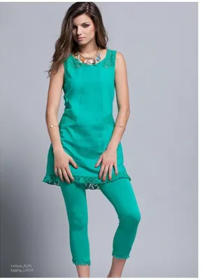 Maloka: Rosette Embroidered Long Linen Tunic (1 Left in White!)