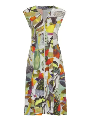 Simply Art Dolcezza: Botanica Abstract Art Zip Dress