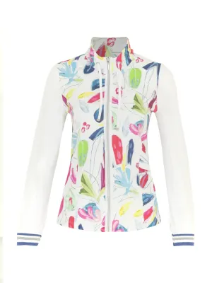 Simply Art Dolcezza: Tropical Trace II  Art Zip Jacket