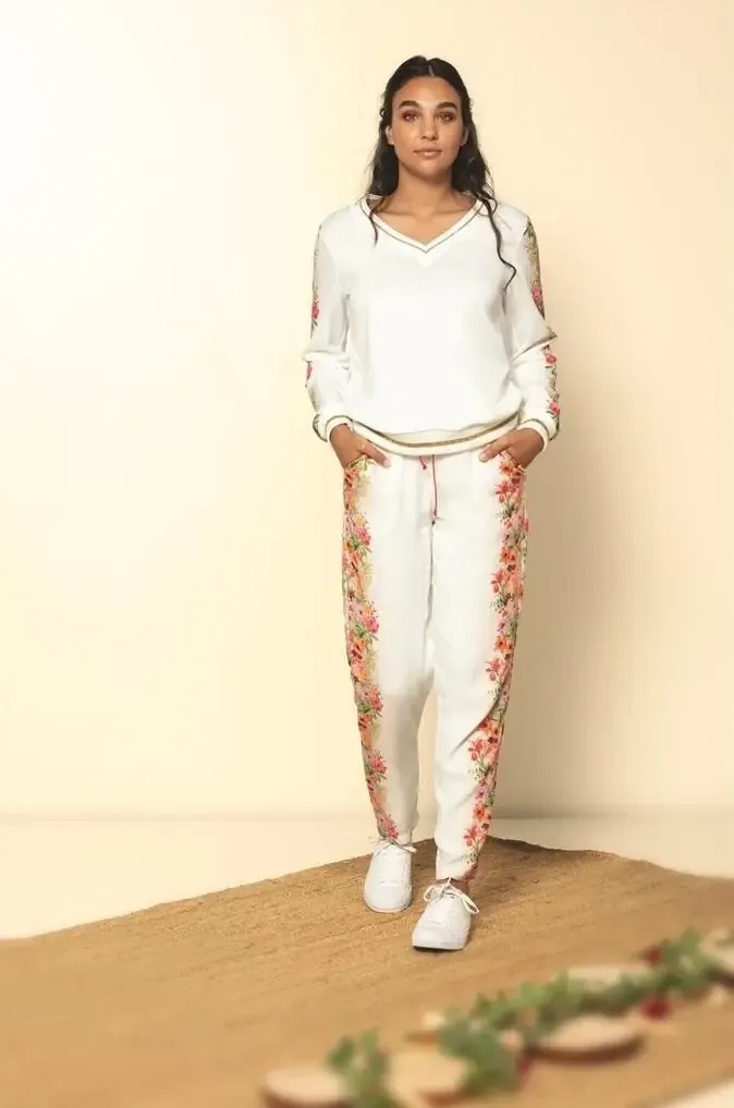 Paul Brial: Blooming Cotton Comfort pants