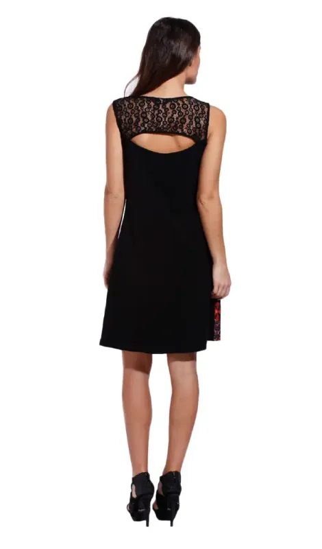 L33 Paris: Red Hibiscus Butterfly Sundress