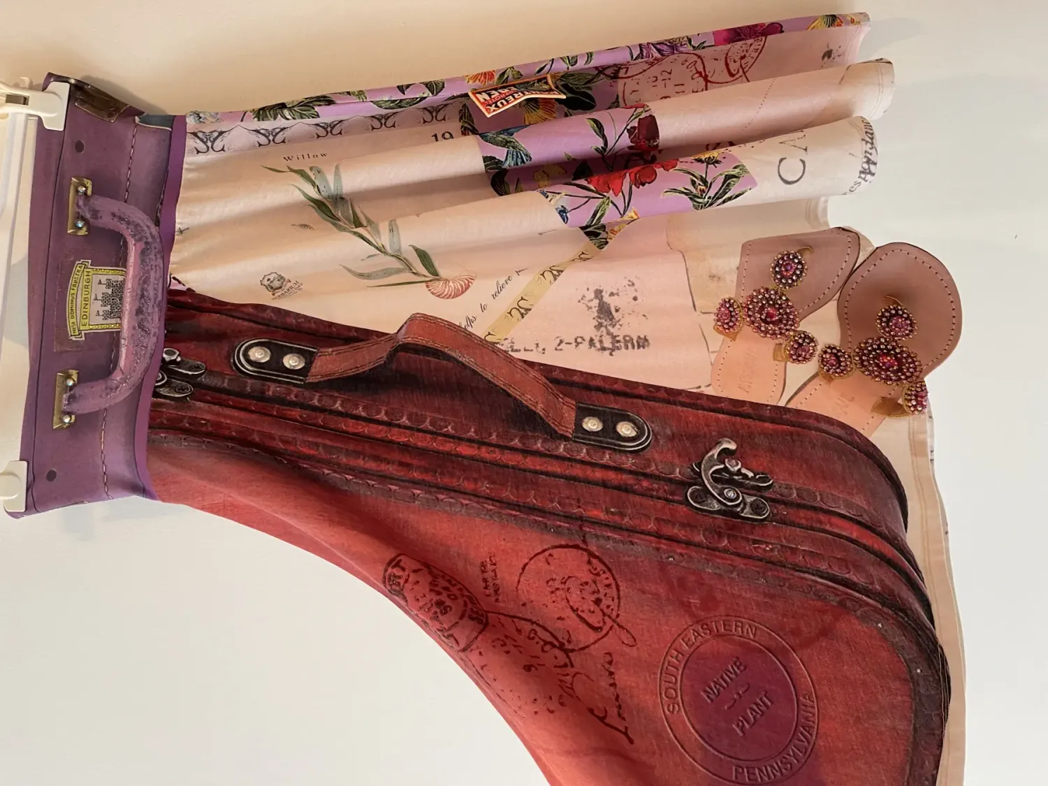 IPNG: Let's Go Luggage Sandals Skirt