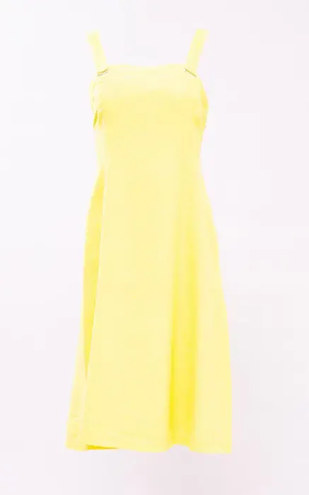 Maloka: Limoncello Flared Linen Sundress