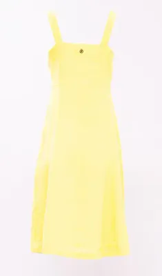 Maloka: Limoncello Flared Linen Sundress