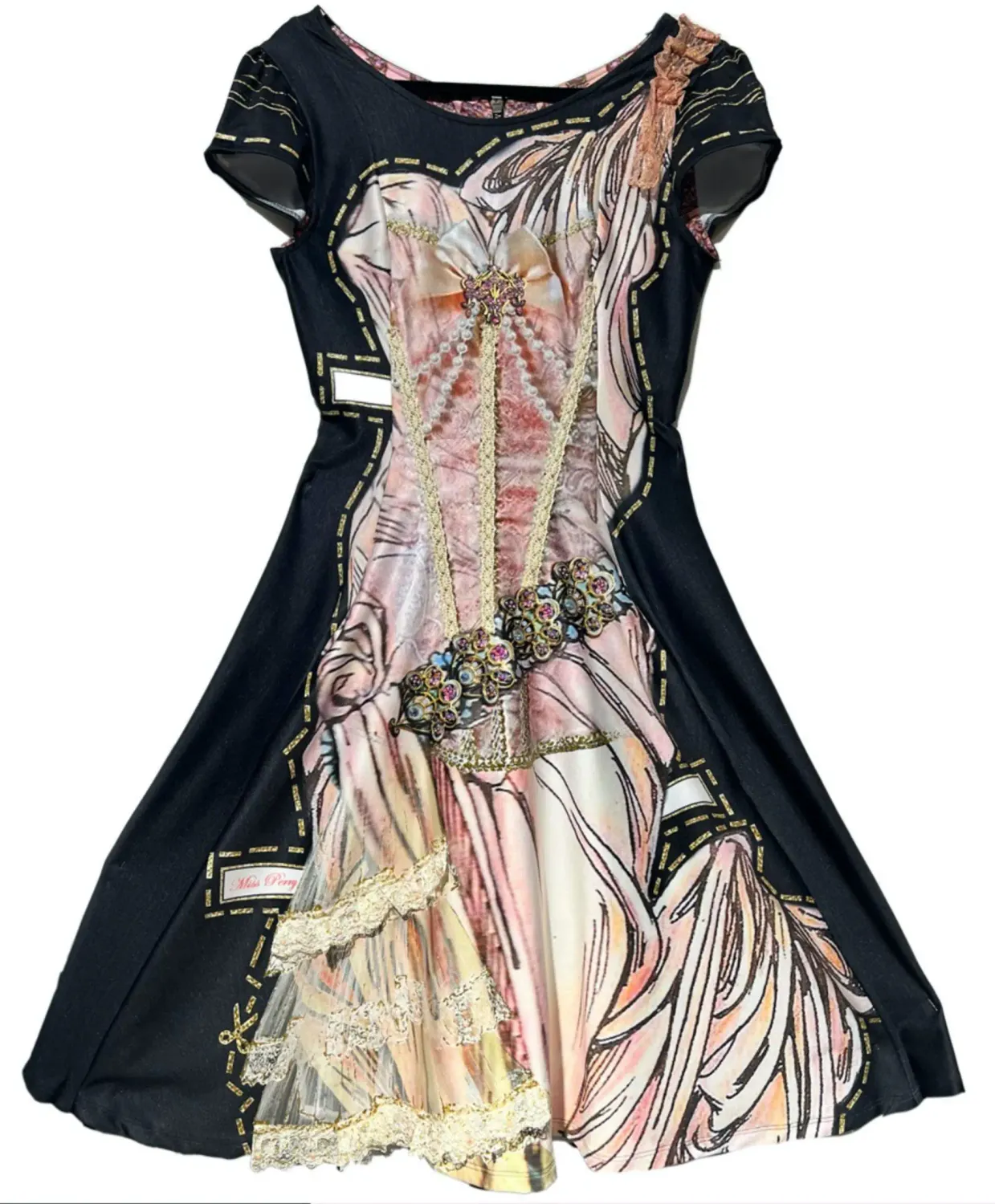 IPNG: Paper Dolls Illusion Flared Dress