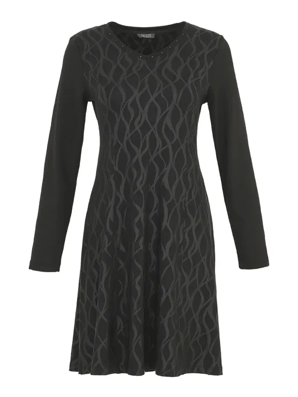 Dolcezza By Wild Curves: Timeless Leather Look Dress (74125)