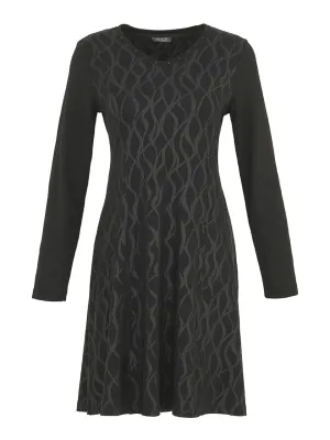 Dolcezza By Wild Curves: Timeless Leather Look Dress (74125)