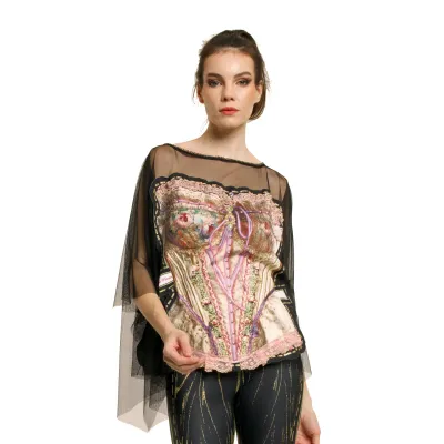 IPNG By Wild Curves: Paper Dolls Corset Illusion Shawl Blouse