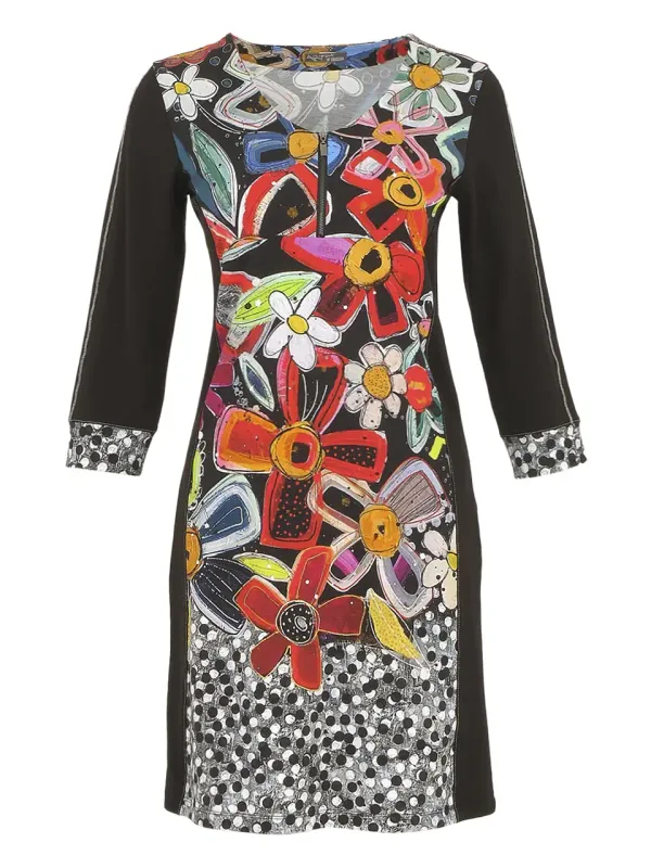 Dolcezza By Wild Curves: 'Pour Toi Minnie De Mickey' A-Slant Dress (74654)