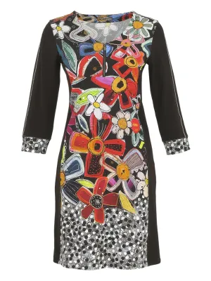 Dolcezza By Wild Curves: 'Pour Toi Minnie De Mickey' A-Slant Dress (74654)