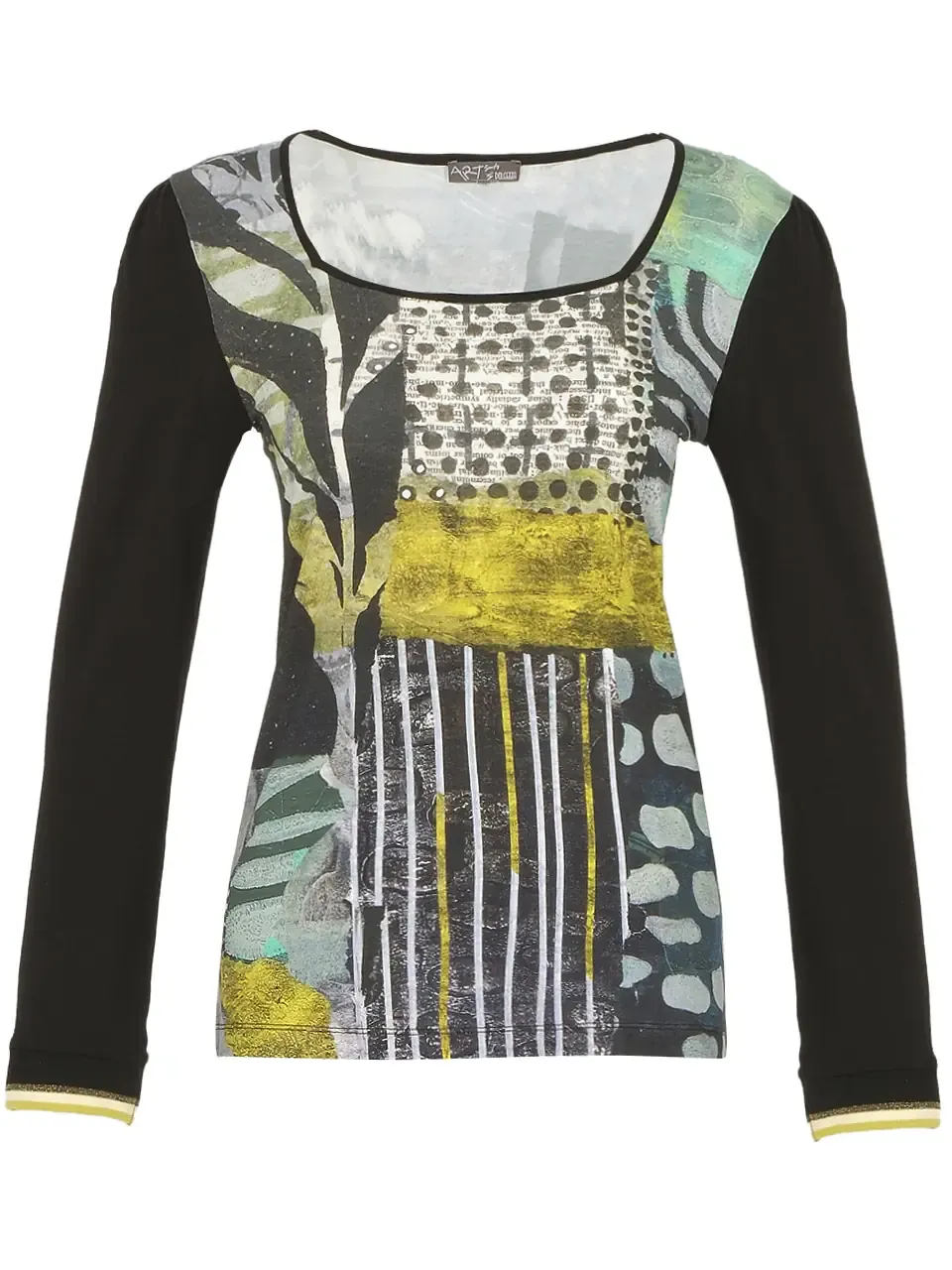 Dolcezza By Wild Curves: Mono Leaf Art Top (74620)