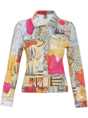 Dolcezza By Wild Curves: Soft Denim Jacket "Totem" (74637)