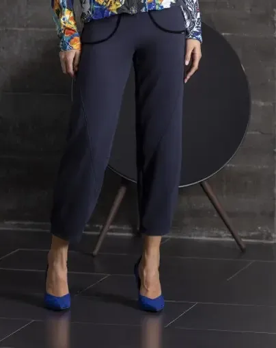 Maloka: Velvet Pockets Darling Milano Pants