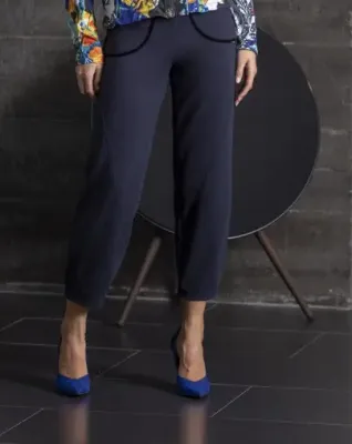 Maloka: Velvet Pockets Darling Milano Pants