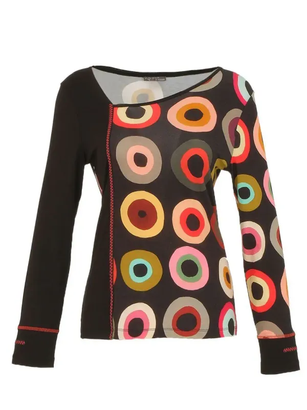 Dolcezza By Wild Curves: Moving Pilot Asymmetric Neckline Top