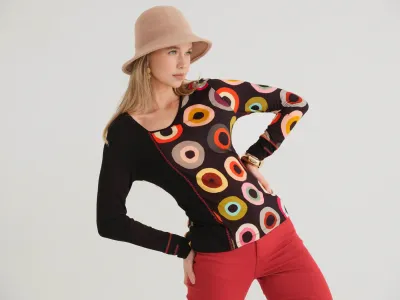 Dolcezza By Wild Curves: Moving Pilot Asymmetric Neckline Top